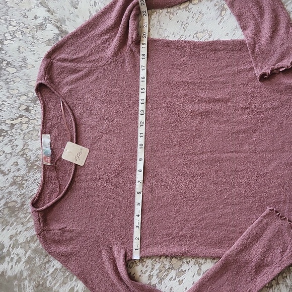 Free People Beach Textured Pull Over Sweater SzXL NWT - Picture 3 of 7
